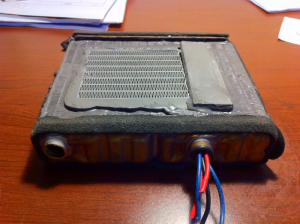 Finished electrical heater core Finished electrical heater core